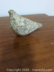 MaxSold Auction: Small Speckled Stone Decorative Sculpture (White/Black) - Ajax (Ontario, Canada) SELLER MANAGED Downsizing Online Auction - Meekings Drive
