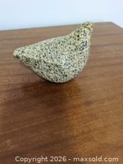 MaxSold Auction: Small Speckled Stone Decorative Sculpture (White/Black) - Ajax (Ontario, Canada) SELLER MANAGED Downsizing Online Auction - Meekings Drive