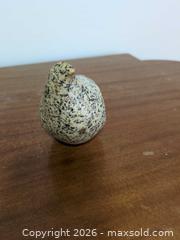 MaxSold Auction: Small Speckled Stone Decorative Sculpture (White/Black) - Ajax (Ontario, Canada) SELLER MANAGED Downsizing Online Auction - Meekings Drive