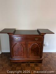 MaxSold Auction: Solid Wood Traditional Sideboard Buffet with Drop Leaves - Ajax (Ontario, Canada) SELLER MANAGED Downsizing Online Auction - Meekings Drive