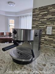 MaxSold Auction: Sunbeam Stainless Steel Espresso Machine - Ajax (Ontario, Canada) SELLER MANAGED Downsizing Online Auction - Meekings Drive