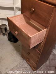 MaxSold Auction: Traditional Solid Wood Tall Dresser, 6 Drawers, Brown Finish - Ajax (Ontario, Canada) SELLER MANAGED Downsizing Online Auction - Meekings Drive