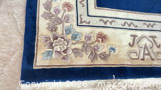 MaxSold Auction: Blue Wool Area Rug C - Toronto (Ontario, Canada) Estate Sale Online Auction - Sheldonbury Crescent