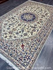 MaxSold Auction: Persian wool and silk rug - Vaughan (Ontario, Canada) PARTNER MANAGED Reseller Online Auction - Steeles Avenue West