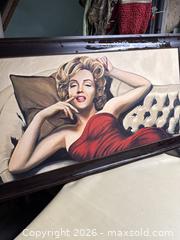 MaxSold Auction: LARGE VTG. FRAMED PRINT OF MARILYN MONROE - Hamilton (Ontario, Canada) SELLER MANAGED Estate Sale Online Auction - St. Clair Avenue