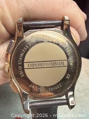 MaxSold Auction: MEN'S EMPORIO ARMANI WATCH.  - Hamilton (Ontario, Canada) SELLER MANAGED Estate Sale Online Auction - St. Clair Ave.