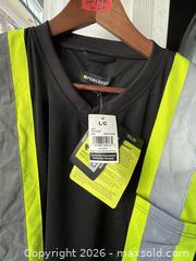 MaxSold Auction: MEN'S SAFETY T-SHIRT WITH POCKET. NWT. SIZE L. - Hamilton (Ontario, Canada) SELLER MANAGED Estate Sale Online Auction - St. Clair Avenue