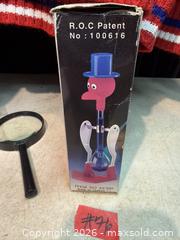 MaxSold Auction: VTG. DRINKING HAPPY BIRD. NIB. - Hamilton (Ontario, Canada) SELLER MANAGED Estate Sale Online Auction - St. Clair Avenue