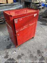 MaxSold Auction: VTG. METAL TOOL CABINET WITH CONTENT. - Hamilton (Ontario, Canada) SELLER MANAGED Estate Sale Online Auction - St. Clair Avenue