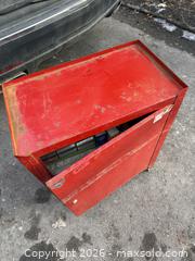 MaxSold Auction: VTG. METAL TOOL CABINET WITH CONTENT. - Hamilton (Ontario, Canada) SELLER MANAGED Estate Sale Online Auction - St. Clair Avenue