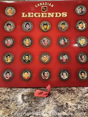 MaxSold Auction: VTG. NHL CANADIAN LEGENDS MEDALLION COLLECTION. (22) - Hamilton (Ontario, Canada) SELLER MANAGED Estate Sale Online Auction - St. Clair Avenue