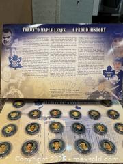 MaxSold Auction: VTG. TORONTO MAPLE LEAFS ALL- TIME GREATS. MEDALLION COLLECTION. - Hamilton (Ontario, Canada) SELLER MANAGED Estate Sale Online Auction - St. Clair Avenue
