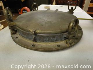MaxSold Auction: Antique Rostand Brass/Bronze Ship Porthole Hatch B - Kingston (Massachusetts, USA) PARTNER MANAGED Estate Sale Online Auction - Grove Street