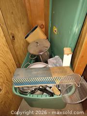 MaxSold Auction: Assorted Cookware & Bakeware Set with Lids and Frying Baskets B - Kingston (Massachusetts, USA) PARTNER MANAGED Estate Sale Online Auction - Grove Street