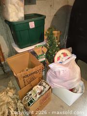 MaxSold Auction: Christmas Table Tree with Ornaments, Lights & Holiday Decor B - Kingston (Massachusetts, USA) PARTNER MANAGED Estate Sale Online Auction - Grove Street