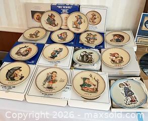 MaxSold Auction: Goebel M.I. Hummel Porcelain Collector Plates, West Germany B - Kingston (Massachusetts, USA) PARTNER MANAGED Estate Sale Online Auction - Grove Street
