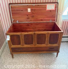MaxSold Auction: Lane Mid-Century Oak Cedar-Lined Hope Chest B - Kingston (Massachusetts, USA) PARTNER MANAGED Estate Sale Online Auction - Grove Street