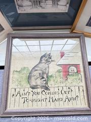 MaxSold Auction: Lot of 4 Framed Prints — Coastal, Street, Landscape & Animal A - Kingston (Massachusetts, USA) PARTNER MANAGED Estate Sale Online Auction - Grove Street