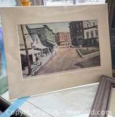 MaxSold Auction: Lot of 4 Framed Prints — Coastal, Street, Landscape & Animal A - Kingston (Massachusetts, USA) PARTNER MANAGED Estate Sale Online Auction - Grove Street