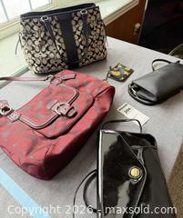 MaxSold Auction: Lot of 5 Purses A - Kingston (Massachusetts, USA) PARTNER MANAGED Estate Sale Online Auction - Grove Street