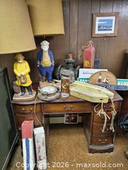 MaxSold Auction: Mid-Century Nautical Decor Lot: Lamps, Ship Clock, Buoys, Signs B - Kingston (Massachusetts, USA) PARTNER MANAGED Estate Sale Online Auction - Grove Street