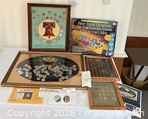 MaxSold Auction: Mixed Coin Collection: Lincoln Cents, State Quarters & Commemoratives A - Kingston (Massachusetts, USA) PARTNER MANAGED Estate Sale Online Auction - Grove Street