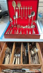 MaxSold Auction: Mixed Cutlery Set — Stainless Steel, Silver-Plated & Brass Pieces B - Kingston (Massachusetts, USA) PARTNER MANAGED Estate Sale Online Auction - Grove Street