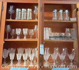 MaxSold Auction: Mixed Lot of Clear Crystal & Glass Stemware, Tumblers, Water Glasses B - Kingston (Massachusetts, USA) PARTNER MANAGED Estate Sale Online Auction - Grove Street