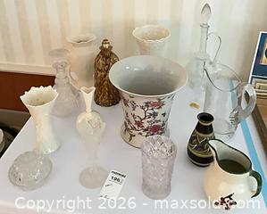 MaxSold Auction: Mixed Lot of Vases, Pitchers & Bowls — Lenox and Assorted Makers B - Kingston (Massachusetts, USA) PARTNER MANAGED Estate Sale Online Auction - Grove Street