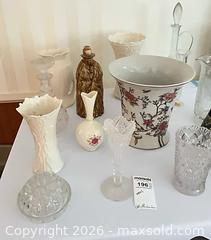 MaxSold Auction: Mixed Lot of Vases, Pitchers & Bowls — Lenox and Assorted Makers B - Kingston (Massachusetts, USA) PARTNER MANAGED Estate Sale Online Auction - Grove Street