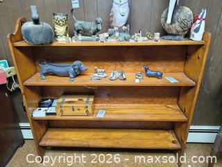 MaxSold Auction: Solid Wood Brown Bookshelf, 4 Shelves B - Kingston (Massachusetts, USA) PARTNER MANAGED Estate Sale Online Auction - Grove Street
