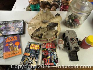 MaxSold Auction: Star Wars 1980s Mixed Lot: Millennium Falcon Playset, Figures, Comics A - Kingston (Massachusetts, USA) PARTNER MANAGED Estate Sale Online Auction - Grove Street