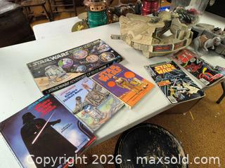 MaxSold Auction: Star Wars 1980s Mixed Lot: Millennium Falcon Playset, Figures, Comics A - Kingston (Massachusetts, USA) PARTNER MANAGED Estate Sale Online Auction - Grove Street