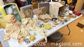 MaxSold Auction: Vintage Dolls, Boxed Display Dolls, Doll Furniture & Tin Toy Dishes B - Kingston (Massachusetts, USA) PARTNER MANAGED Estate Sale Online Auction - Grove Street