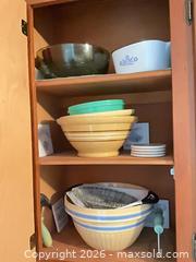 MaxSold Auction: Vintage Kitchenware Lot — Mixing, Serving Bowls & CorningWare B - Kingston (Massachusetts, USA) PARTNER MANAGED Estate Sale Online Auction - Grove Street