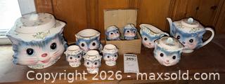 MaxSold Auction: Vintage Lefton "Miss Priss" Porcelain Cat Face Pattern Assorted Tea & Tableware B - Kingston (Massachusetts, USA) PARTNER MANAGED Estate Sale Online Auction - Grove Street