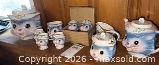 MaxSold Auction: Vintage Lefton "Miss Priss" Porcelain Cat Face Pattern Assorted Tea & Tableware B - Kingston (Massachusetts, USA) PARTNER MANAGED Estate Sale Online Auction - Grove Street