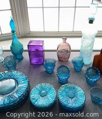 MaxSold Auction: Vintage Mixed-Color Glassware Collection B - Kingston (Massachusetts, USA) PARTNER MANAGED Estate Sale Online Auction - Grove Street
