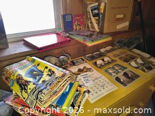 MaxSold Auction: Vintage Mixed Lot: Comics, Children's Books, Toy Trains & Photos B - Kingston (Massachusetts, USA) PARTNER MANAGED Estate Sale Online Auction - Grove Street