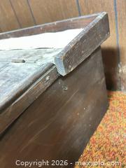MaxSold Auction: Vintage Solid Wood Dark Brown Desk Top Box with Lid and Hinges B - Kingston (Massachusetts, USA) PARTNER MANAGED Estate Sale Online Auction - Grove Street