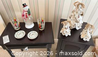 MaxSold Auction: Vintage Wood Side Table / Storage Cupboard with Drawer, More B - Kingston (Massachusetts, USA) PARTNER MANAGED Estate Sale Online Auction - Grove Street