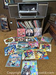 MaxSold Auction: Zenith Portable Record Player Console with Speakers & Vinyl LPs B - Kingston (Massachusetts, USA) PARTNER MANAGED Estate Sale Online Auction - Grove Street