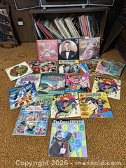 MaxSold Auction: Zenith Portable Record Player Console with Speakers & Vinyl LPs B - Kingston (Massachusetts, USA) PARTNER MANAGED Estate Sale Online Auction - Grove Street