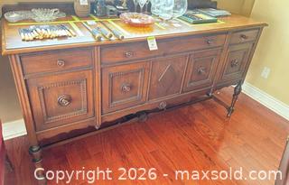 MaxSold Auction: Vintage Jacobean style sideboard - Toronto (Ontario, Canada) PARTNER MANAGED Estate Sale Online Auction - Shaunavon Heights Crescent