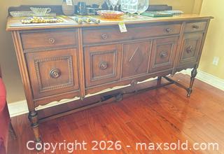 MaxSold Auction: Vintage Jacobean style sideboard - Toronto (Ontario, Canada) PARTNER MANAGED Estate Sale Online Auction - Shaunavon Heights Crescent