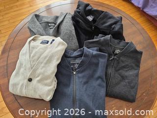 MaxSold Auction: Men's Sweater Lot  - Kingston (Ontario, Canada) SELLER MANAGED Downsizing Online Auction -  Bur Brook Road