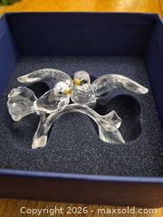 MaxSold Auction: Swarovski Crystal Turtledoves  - Perfect Condition  - Kingston (Ontario, Canada) SELLER MANAGED Downsizing Online Auction -  Bur Brook Road