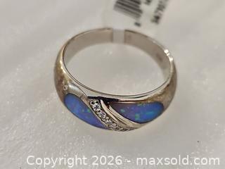 MaxSold Auction: Sterling Sliver Ring With Stones - Riverview (Florida, USA) SELLER MANAGED Downsizing Online Auction - Holly Heath Drive