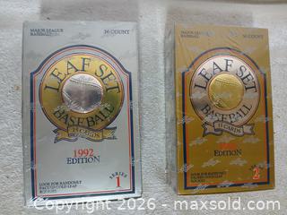 MaxSold Auction: 1992 Leaf Set Baseball Collector Cards – 2 - Sun City (Arizona, USA) SELLER MANAGED Reseller Online Auction - West Forrester Drive