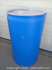 MaxSold Auction: 55gal. Plastic Barrel - Sun City (Arizona, USA) SELLER MANAGED Reseller Online Auction - West Forrester Drive
